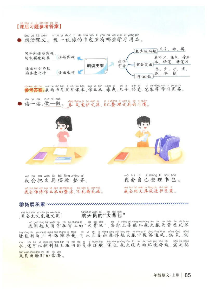 《状元笔记》_25秋小学语数英习题试卷_语文_25秋《状元笔记》语文12456_1年级语文《状元笔记》25秋