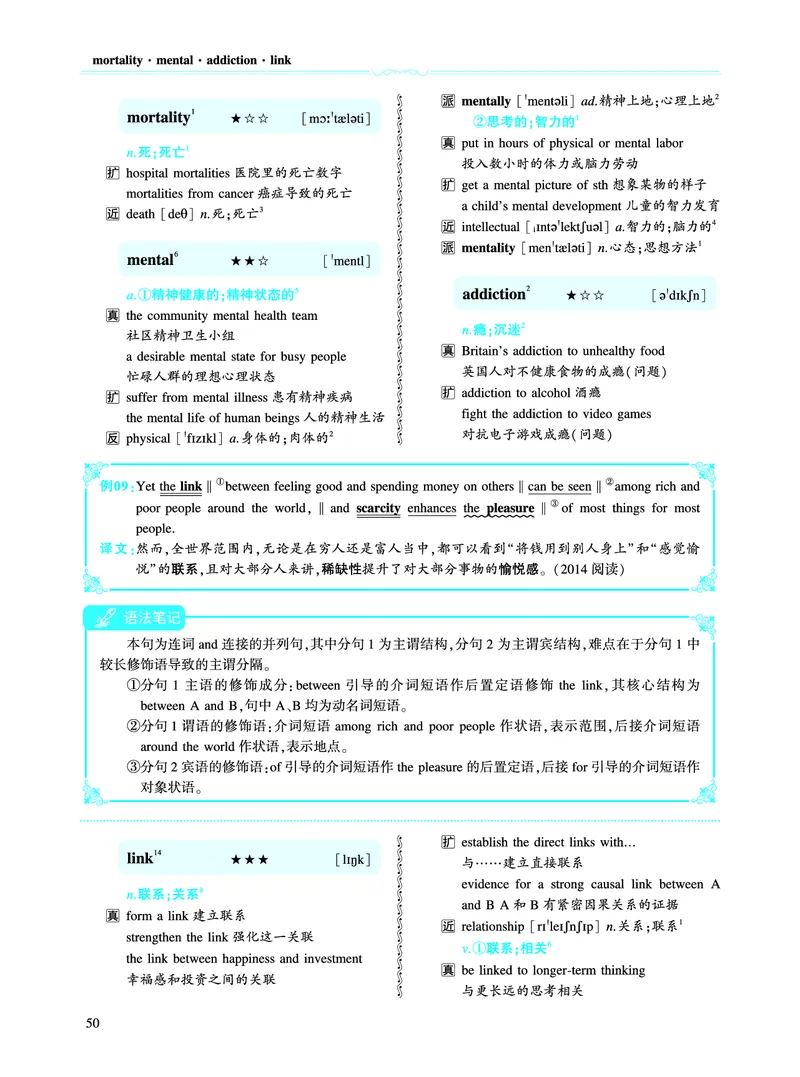 第一部分社会生活（第二板块核心词_考研英语真题_考研英语（二）历年真题_单词资料_英语二黄皮书词汇电子版（语境例句版）