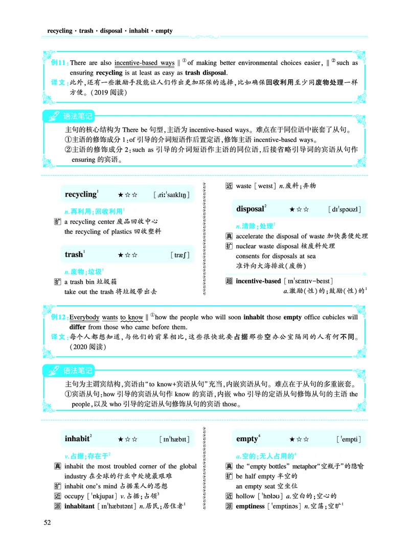 第一部分社会生活（第二板块核心词_考研英语真题_考研英语（二）历年真题_单词资料_英语二黄皮书词汇电子版（语境例句版）