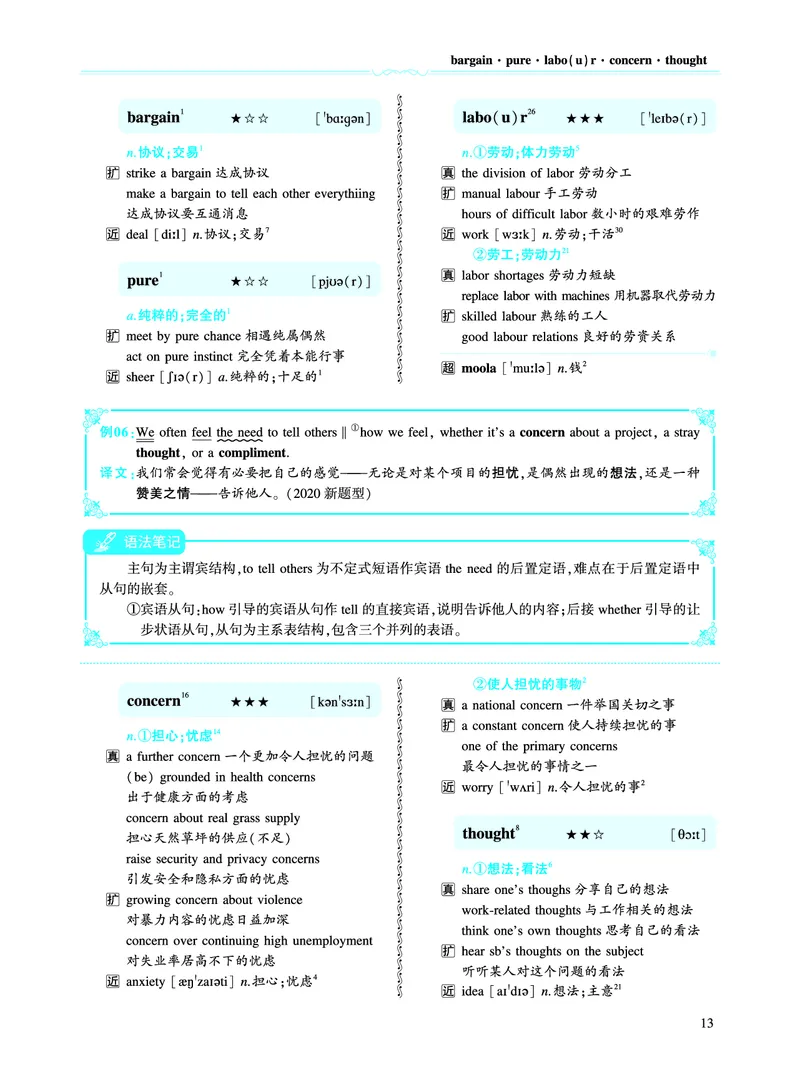 第一部分社会生活（第二板块核心词_考研英语真题_考研英语（二）历年真题_单词资料_英语二黄皮书词汇电子版（语境例句版）