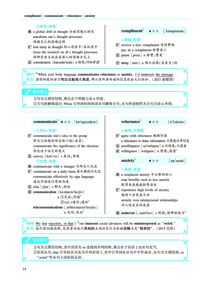 第一部分社会生活（第二板块核心词_考研英语真题_考研英语（二）历年真题_单词资料_英语二黄皮书词汇电子版（语境例句版）