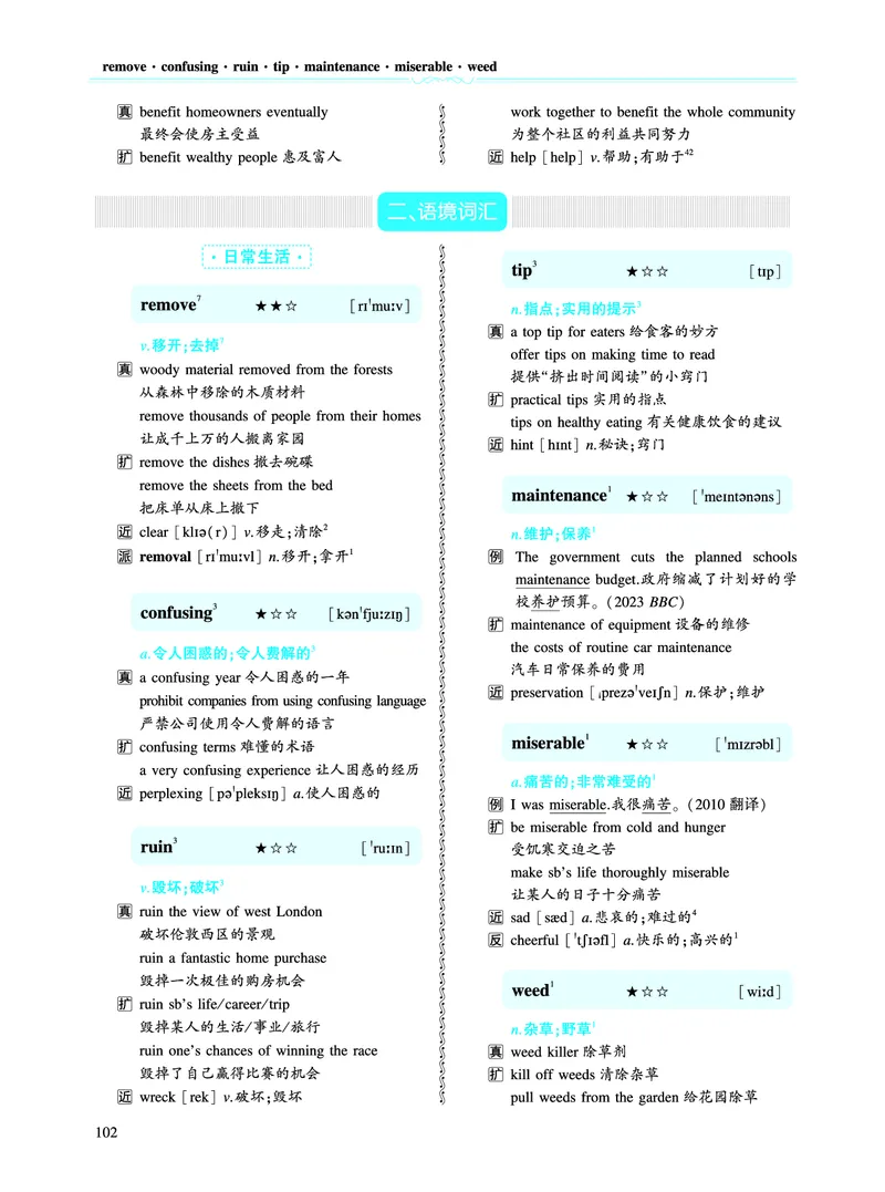 第一部分社会生活（第二板块核心词_考研英语真题_考研英语（二）历年真题_单词资料_英语二黄皮书词汇电子版（语境例句版）