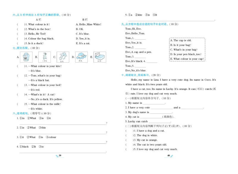 《核心期末》英语3年级上册（KP）_三年级上下册资料_小学三年级学习资料-25年更新版_3-05、小学三年级英语上册_3-5-1、知识点、测试卷、电子书_科普版