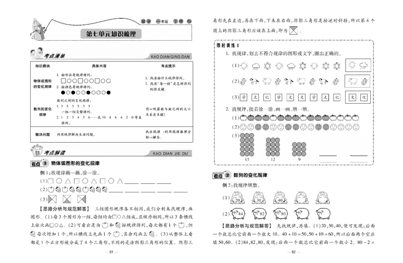 《知识梳理大考卷》数学1年级下册（RJ）_一年级上下册资料_小学一年级学习资料-25年更新版_1-04、小学一年级数学下册_1-4-2、练习题、作业、试题、试卷_人教版_电子册