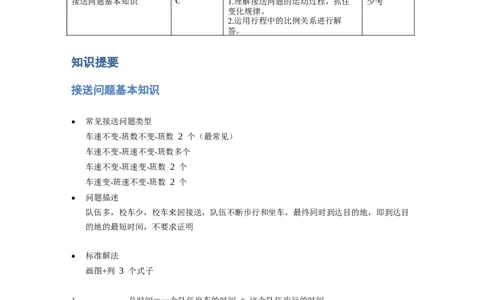 《行程问题》-典型行程-接送问题基本知识-2星题（含详解）全国通用版_小学数学母题大全一二三四五六年级上下册一题多解题母题解_《行程问题》-典型行程-接送问题基本知识（含详解）