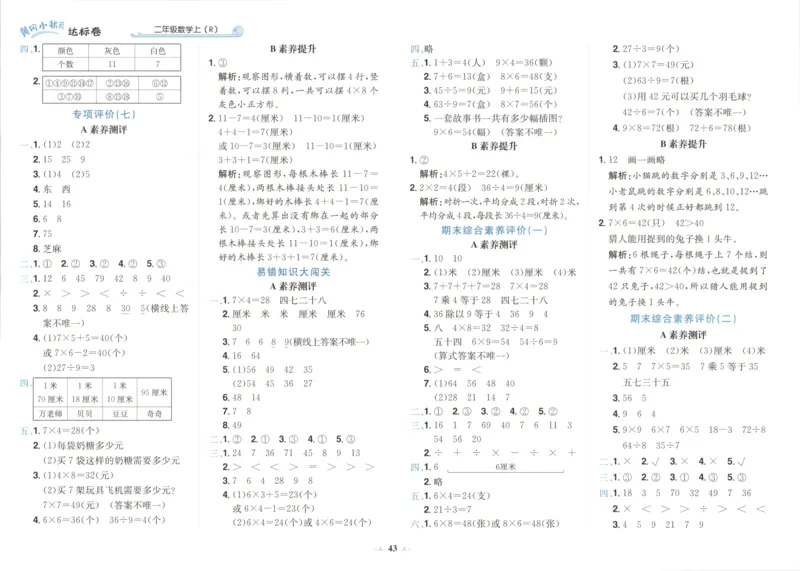 25秋《黄冈小状元达标卷》2年级上册数学广东人教版_25秋小学语数英习题试卷_数学_25秋黄冈小状元达标卷数学广东版人教版1-6上(1)