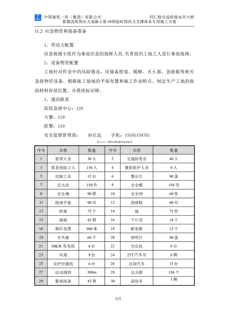 同仁路北延跨湟水河大桥悬臂浇筑预应力混凝土连续梁0#块临时固结及支撑体系专项施工方案_2020年公司级优秀施组方案