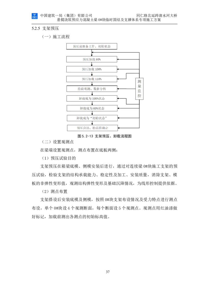 同仁路北延跨湟水河大桥悬臂浇筑预应力混凝土连续梁0#块临时固结及支撑体系专项施工方案_2020年公司级优秀施组方案