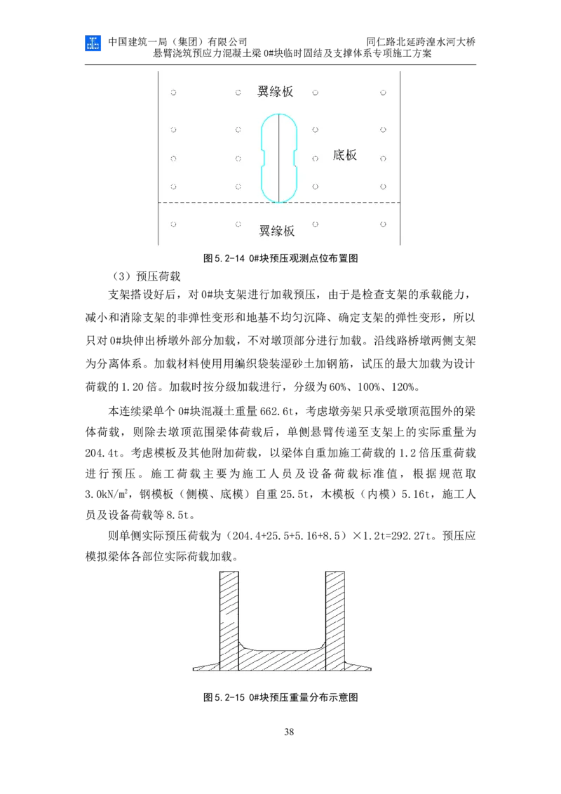 同仁路北延跨湟水河大桥悬臂浇筑预应力混凝土连续梁0#块临时固结及支撑体系专项施工方案_2020年公司级优秀施组方案
