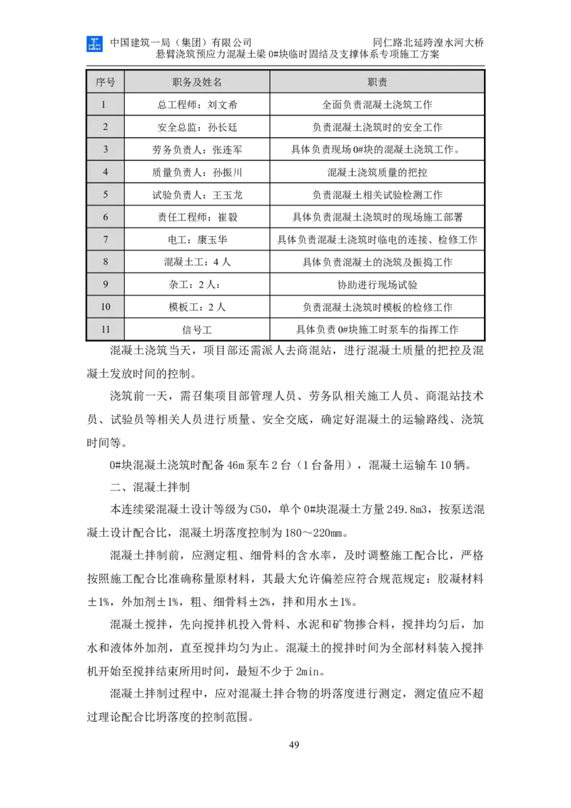 同仁路北延跨湟水河大桥悬臂浇筑预应力混凝土连续梁0#块临时固结及支撑体系专项施工方案_2020年公司级优秀施组方案