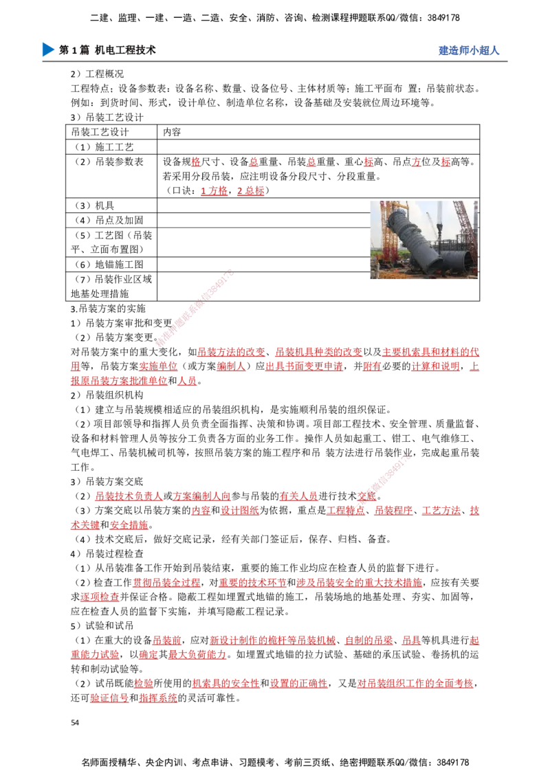 05.起重技术（2）_2026年一级建造师_2026年一建机电_2025年一建机电SVIP_02-基础精讲✿高端面授✿深度强化_21-机电《3D精讲班》小超人SMR推荐_讲义