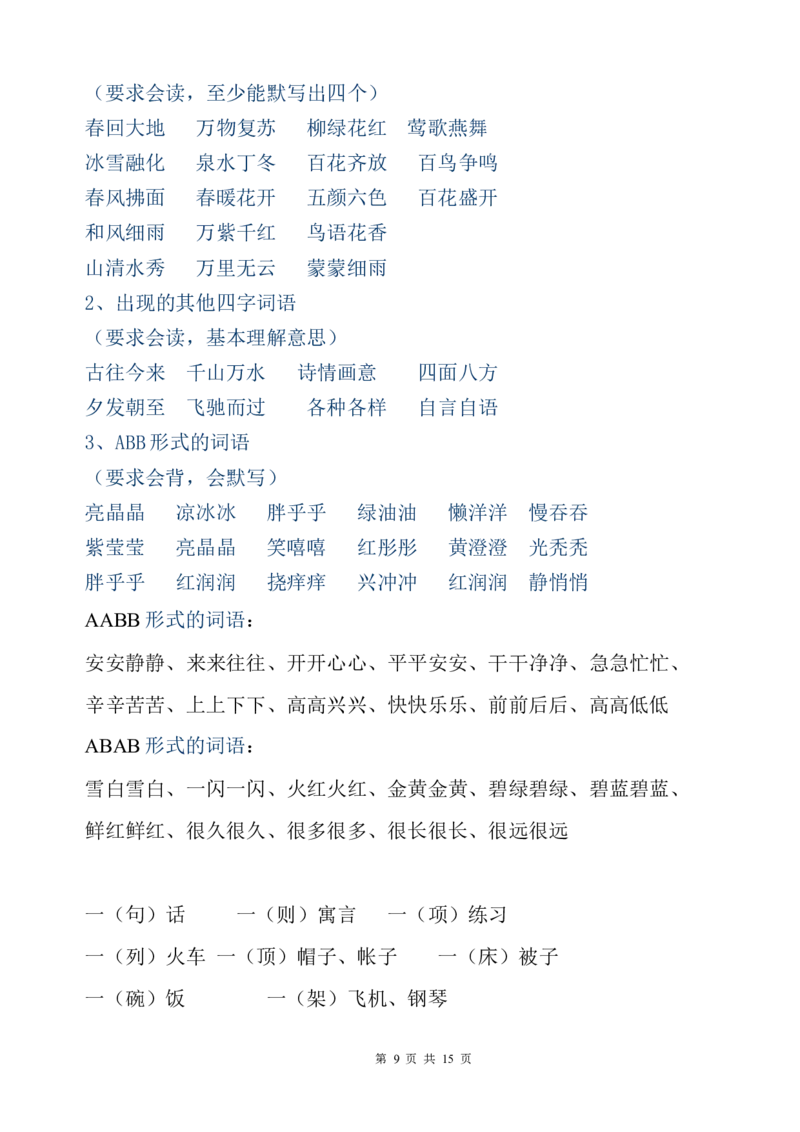 一年级上册语文复习提纲复习资料_一年级上下册资料_小学一年级学习资料-25年更新版_1-01、小学一年级语文上册_01、知识汇总