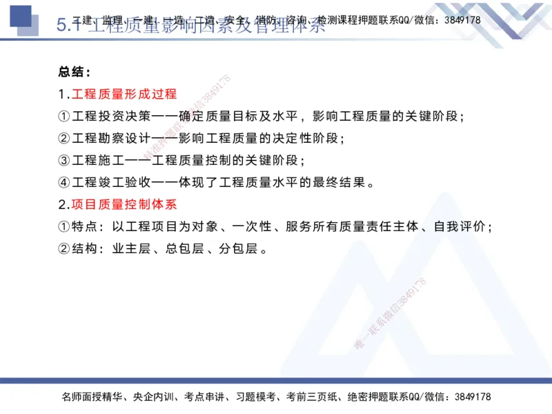 05.2025黄雨诗-核心考点速记-管理5_2026年一级建造师_2026年一建管理_2025年一建管理SVIP_02-基础精讲✿高端面授✿深度强化_33-管理《核心考点速记》黄雨诗HX_讲义