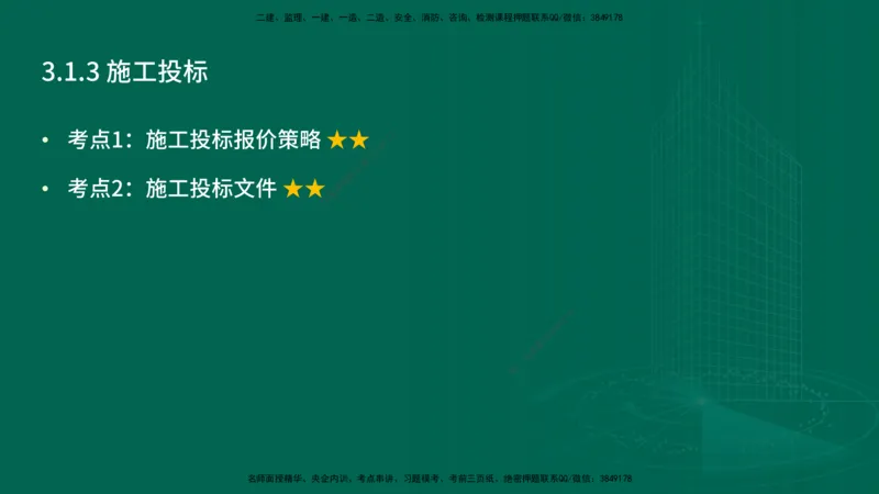 25年一建《项目管理》精讲第3章讲义（新）在线版_2026年一级建造师_2026年一建管理_2025年一建管理SVIP_02-基础精讲✿高端面授✿深度强化_27-管理《教材精讲班》陈伟YL