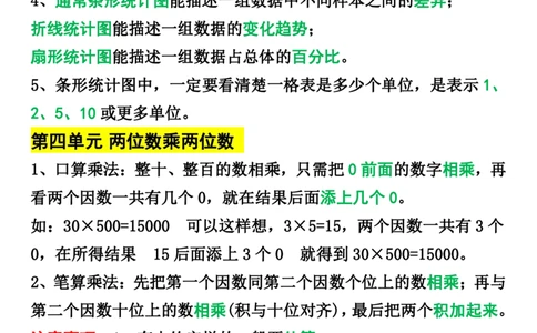 三年级下册数学1-8单元知识点归纳_三年级上下册资料_小学三年级学习资料-25年更新版_3-04、小学三年级数学下册_3-4-1、复习、知识点、归纳汇总_通用