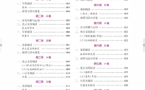 《木头马》阅读小卷-语文1年级下册（RJ）_一年级上下册资料_小学一年级学习资料-25年更新版_1-02、小学一年级语文下册_3-6-2-2、练习题、作业、专项、试卷_部编（人教）版_电子册类