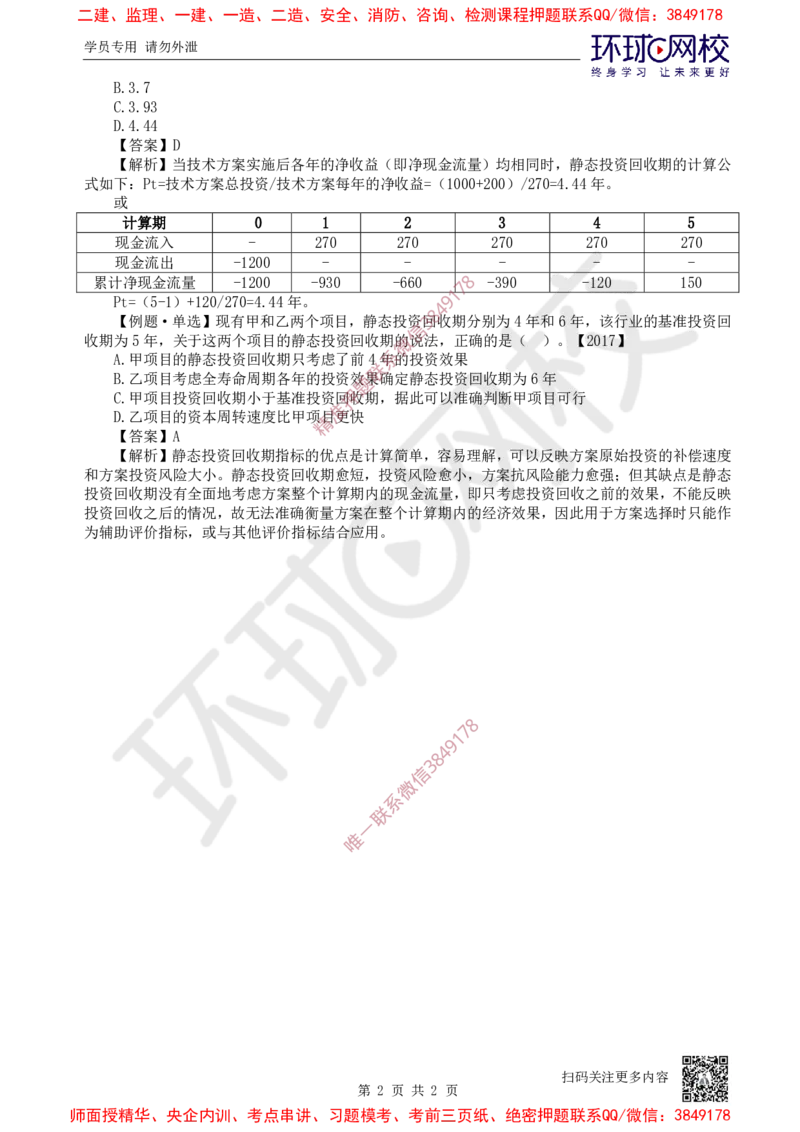 05.第5讲-22投资回收期分析_2026年一级建造师_2026年一建经济_2025年一建经济SVIP_02-基础精讲✿高端面授✿深度强化_21-经济《考点精讲班》张涌、胡安然HQ推荐_张涌