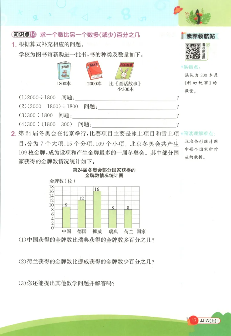 25秋《阳光同学计算小达人》6年级上册冀教版_25秋小学语数英习题试卷_数学_冀教版_25秋阳光同学计算小达人数学冀教版1-6