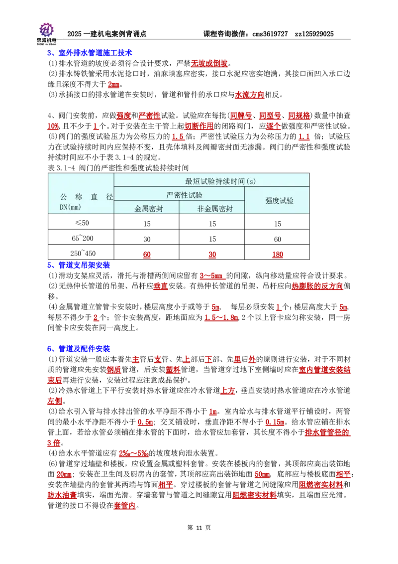 2025一建机电案例背诵点（背诵版）更新到3.2_2026年一级建造师_2026年一建机电_2025年一建机电SVIP_02-基础精讲✿高端面授✿深度强化_43-机电《面授直播+习题》刘忠海SMR