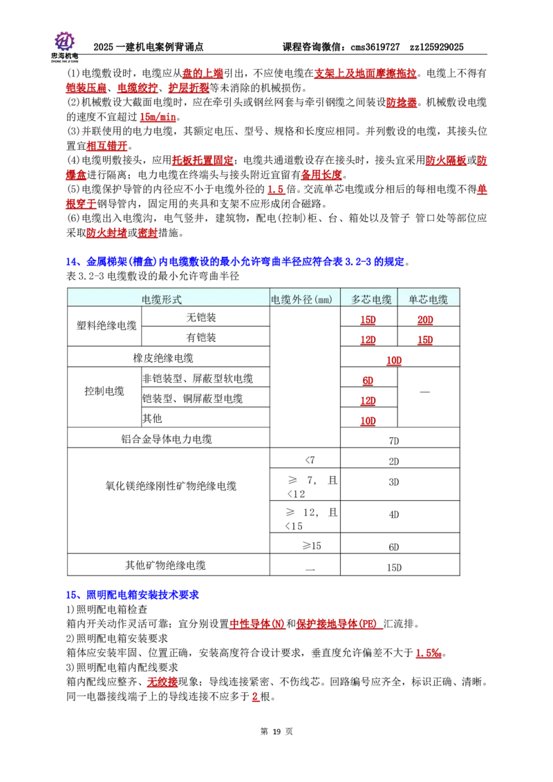 2025一建机电案例背诵点（背诵版）更新到3.2_2026年一级建造师_2026年一建机电_2025年一建机电SVIP_02-基础精讲✿高端面授✿深度强化_43-机电《面授直播+习题》刘忠海SMR