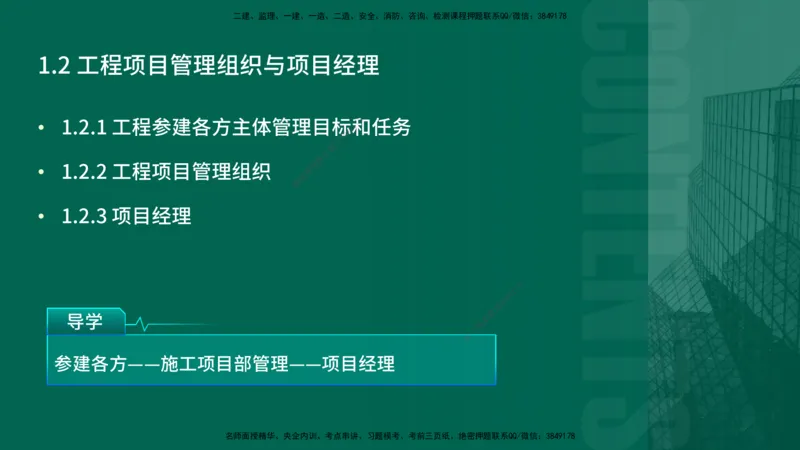 2026一建《项目管理》精讲第1章讲义在线版_2026年一级建造师_2026年一建管理_2026年一建管理SVIP_2026一建管理SVIP_02-基础精讲✿高端面授✿深度强化