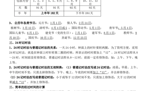 三年级（下册）苏教版数学汇总重点_三年级上下册资料_三年级上语数英上下册学习资料_3-8-4、小学三年级数学下册_苏教版_1、知识点总结