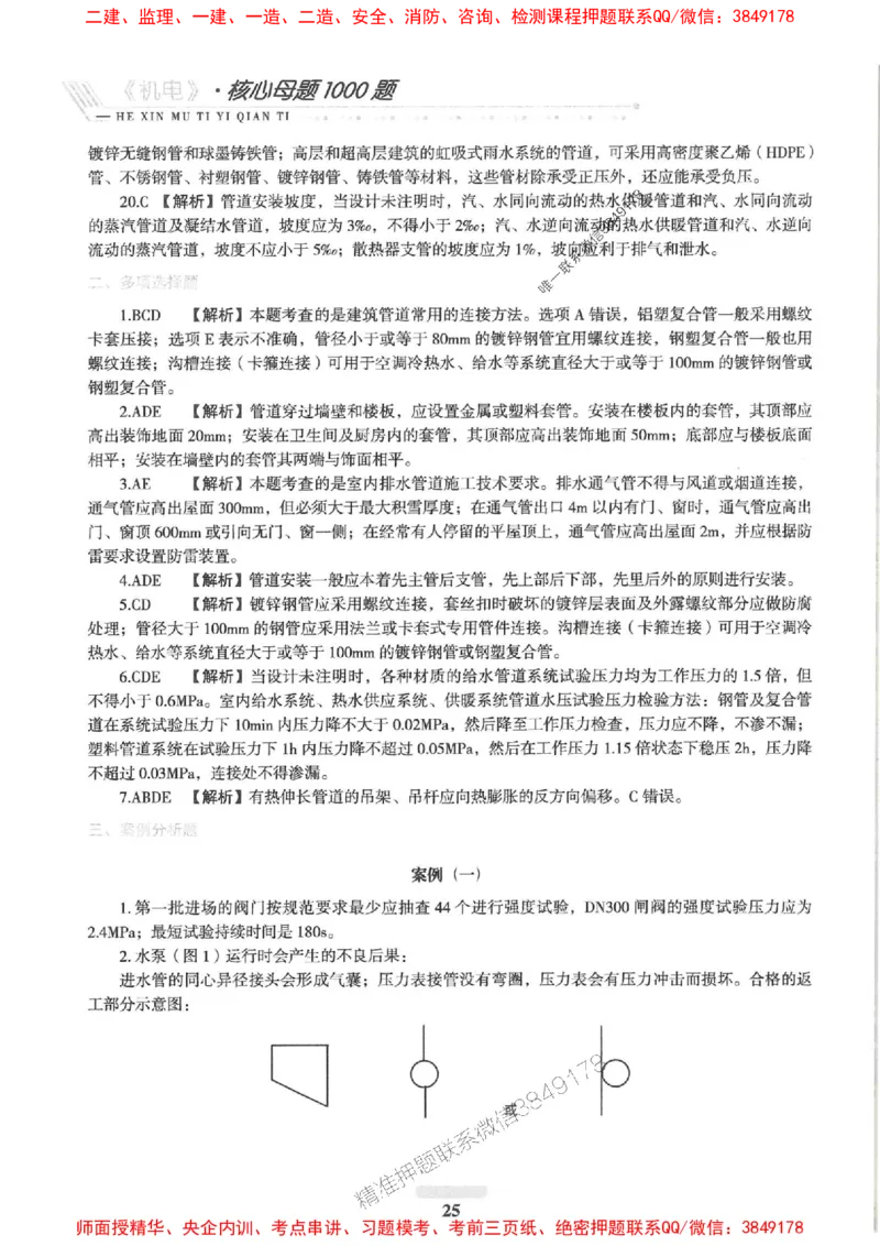 2025一建机电-核心母题1000题（新版）推荐_2026年一级建造师_2026年一建机电_2025年一建机电SVIP_01-精华文档✿电子教材✿历年真题_67-机电《核心母题1000题-新版》SMR推荐