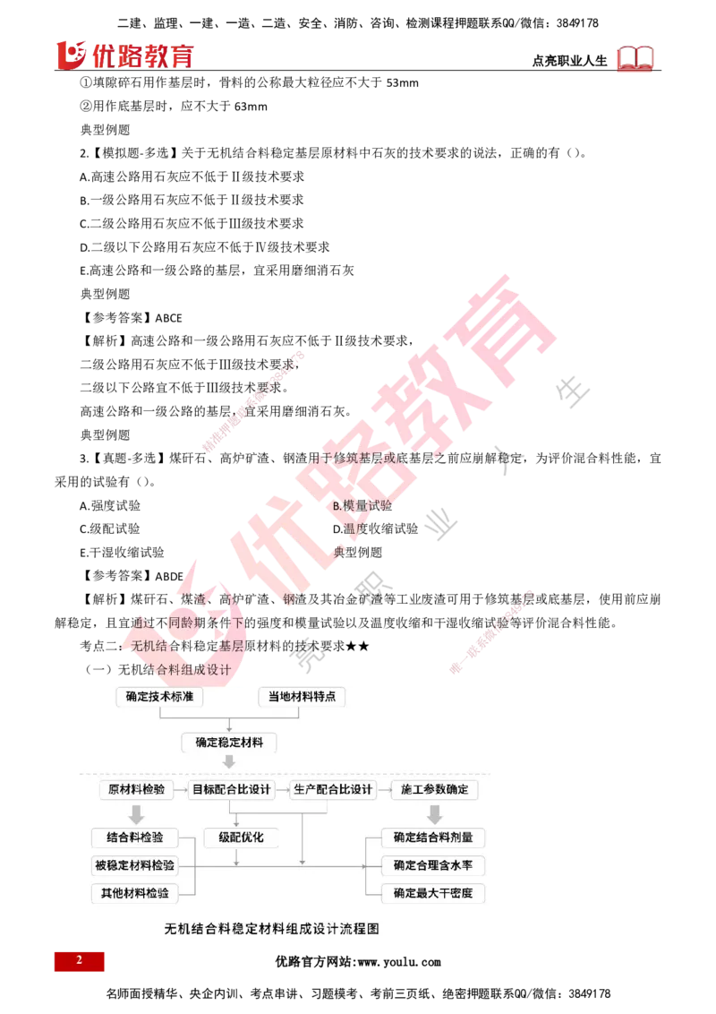 25年一建《公路实务》大V精讲第2章讲义打印版_2026年一级建造师_2026年一建公路_2025年一建公路SVIP_02-基础精讲✿高端面授✿深度强化_22-公路《强化精讲班》刘军刚YL