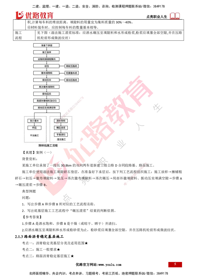 25年一建《公路实务》大V精讲第2章讲义打印版_2026年一级建造师_2026年一建公路_2025年一建公路SVIP_02-基础精讲✿高端面授✿深度强化_22-公路《强化精讲班》刘军刚YL