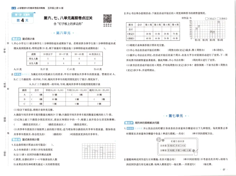 25秋《一本15天期末考点冲刺卷》苏教数学5上_25秋小学语数英习题试卷_数学_苏教版_25秋一本15天期末卷苏教版数学_25秋一本15天期末卷苏教版数学五上