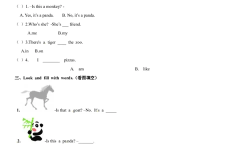 一年级上册英语辅导及作业-m4unit2inthezoob∣牛津上海版（一起）（含答案）_一年级上下册资料_小学一年级学习资料-25年更新版_1-05、小学一年级英语上册_上海版_同步练习（33份）