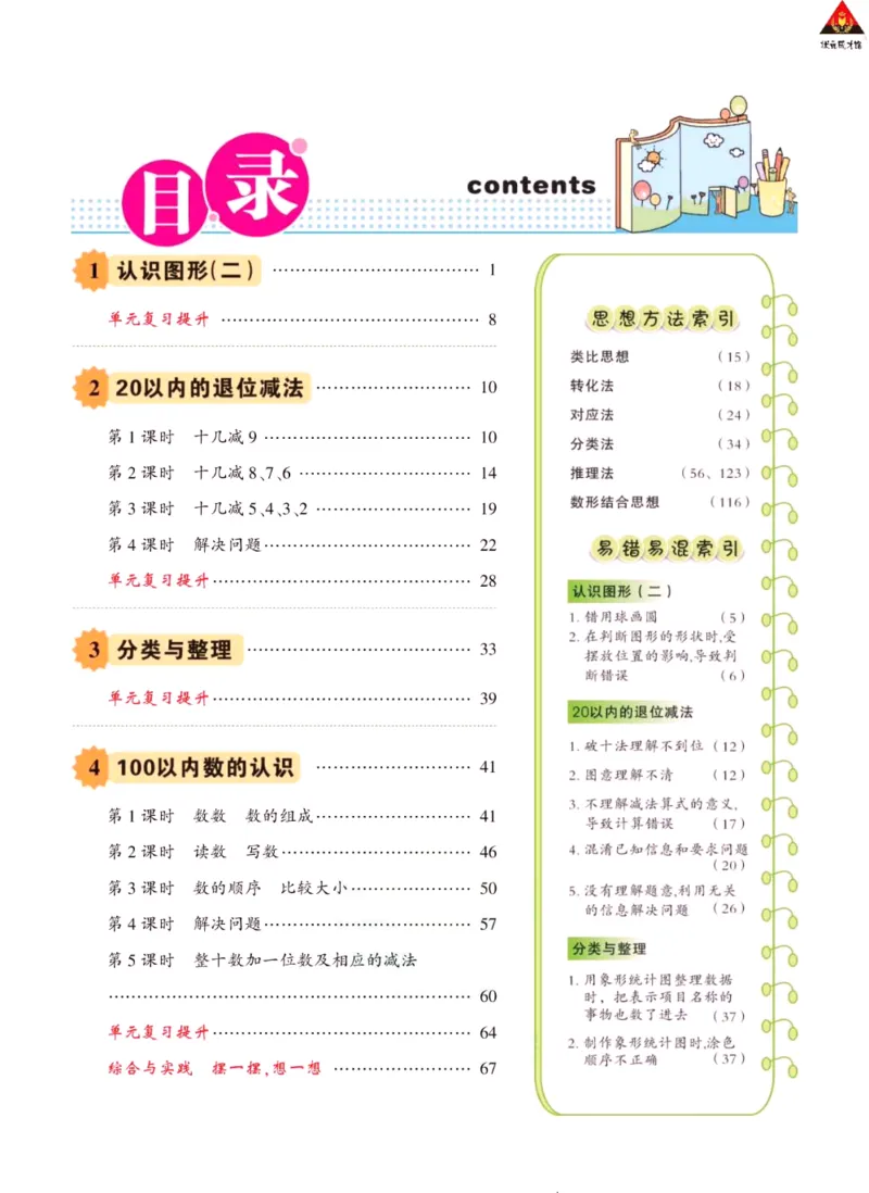 《状元大课堂》导学案-数学1年级下册（RJ）_一年级上下册资料_小学一年级学习资料-25年更新版_1-04、小学一年级数学下册_1-4-2、练习题、作业、试题、试卷_人教版_电子册