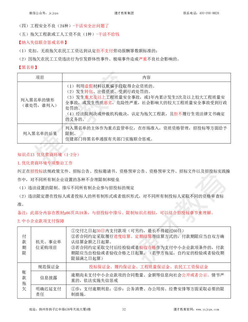 2025年一级建造师《建设工程法规及相关知识》夜校小灶班_2026年一建法规_2025年一建法规SVIP_04-冲刺串讲✿考点强化✿小灶集训_04-法规《小灶冲刺班》杨教授JC_资料