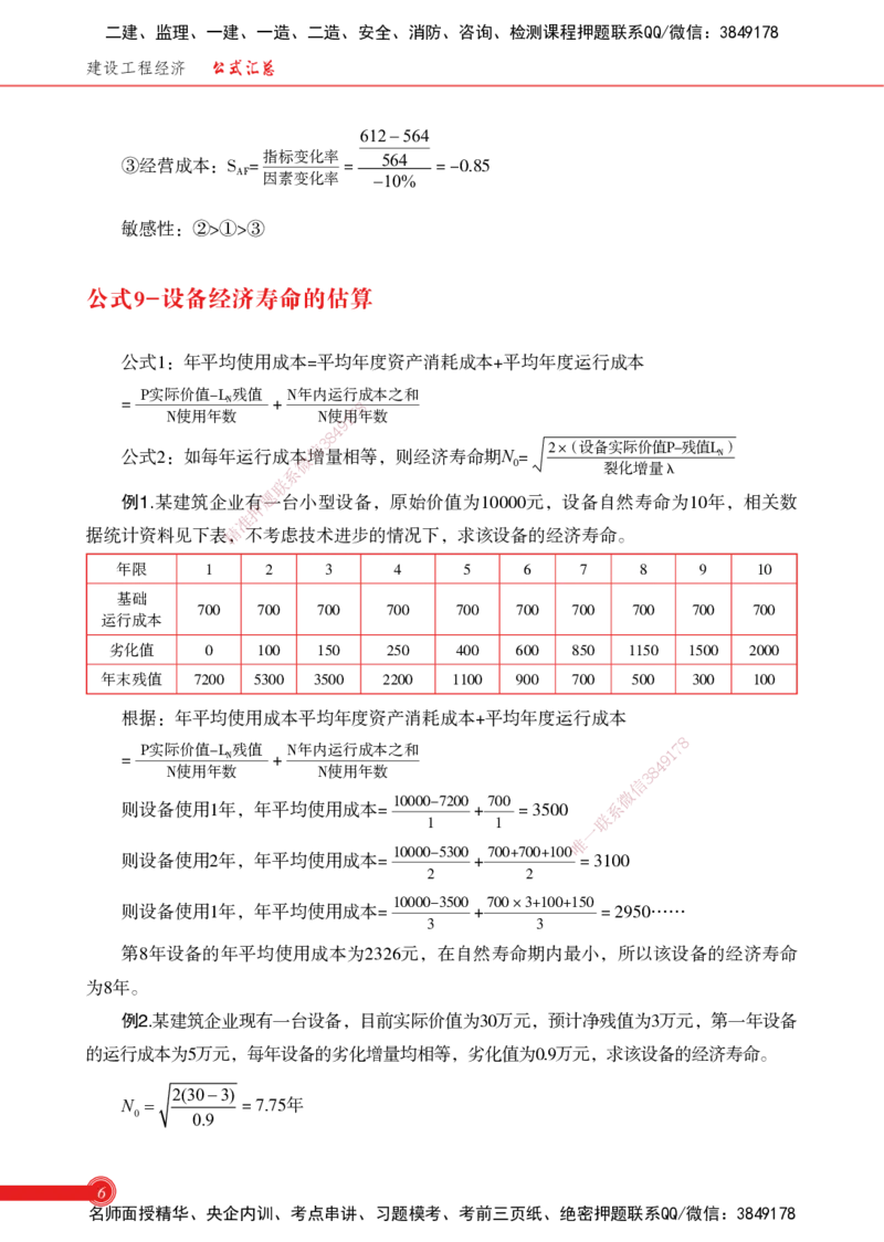 2025经济-计算公式总结_2026年一级建造师_2026年一建机电_2025年一建机电SVIP_02-基础精讲✿高端面授✿深度强化_60-机电《简答速记直播》杨海军HX_讲义_2025总结资料