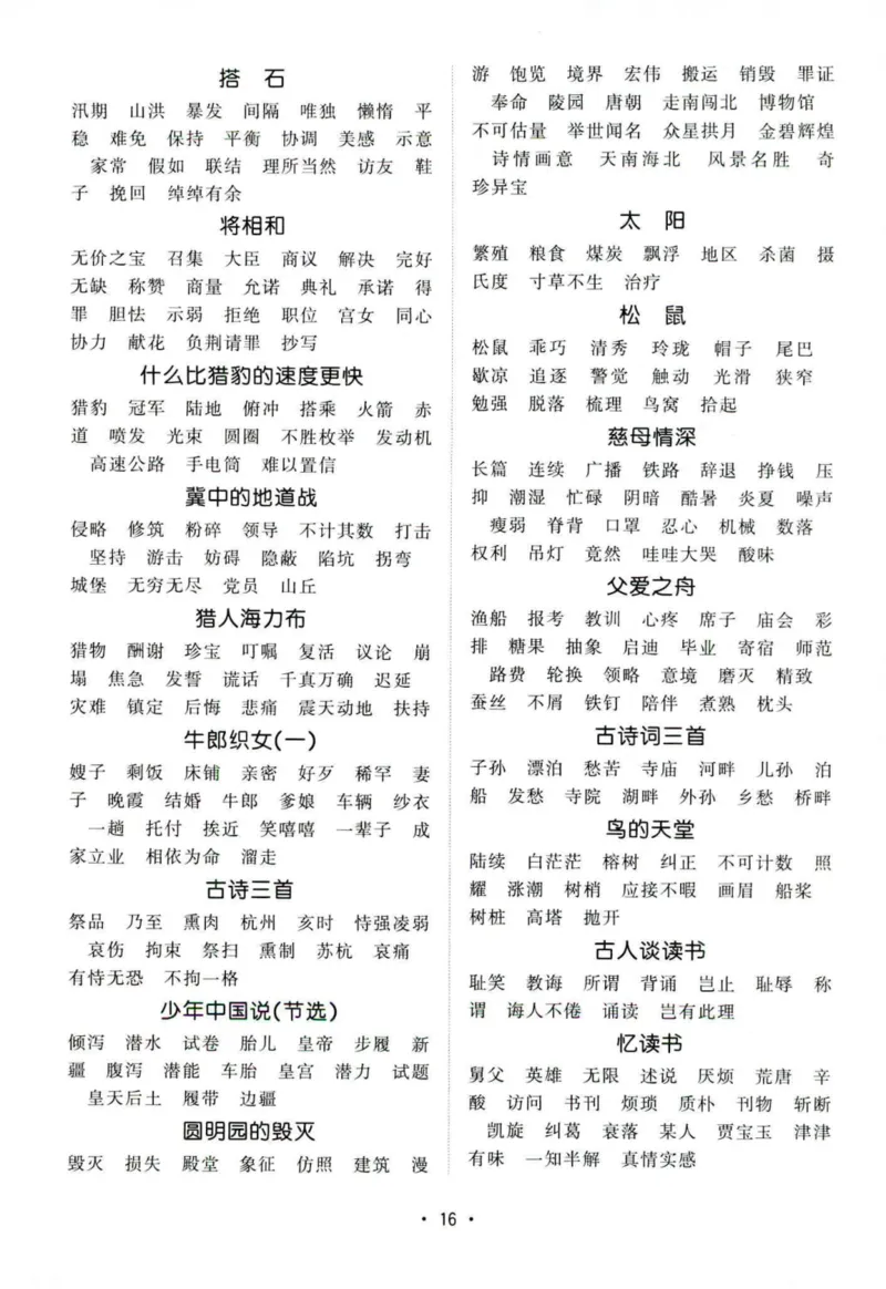 25秋《默写小达人》5年级上册语文答案_25秋小学语数英习题试卷_语文_语文《阳光同学默写小达人》25秋_25秋《阳光同学默写小达人》语文5上