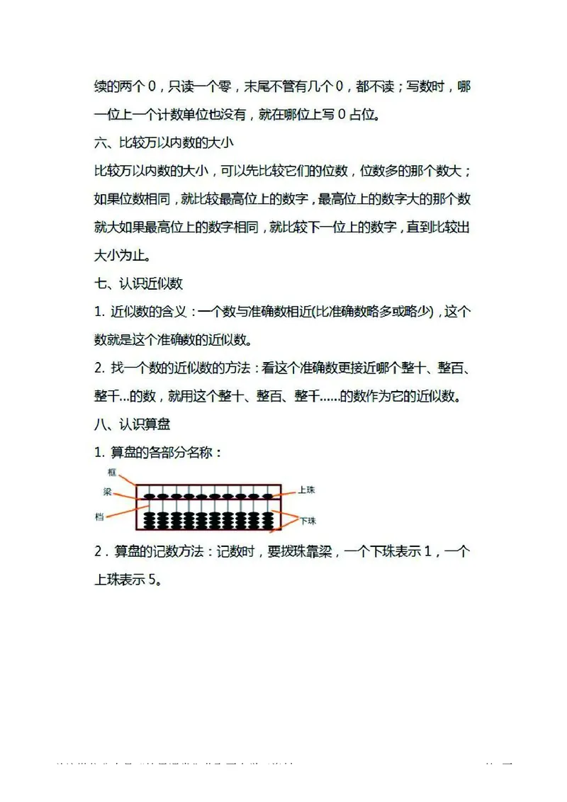 二年级下册数学苏教版知识要点汇总_二年级上下册资料_二年级语数英上下册学习资料_3-7-4、小学二年级数学下册_苏教版_1、知识点总结
