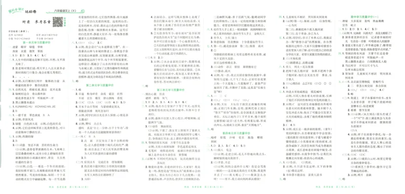 25秋《黄冈小状元达标卷》6年级上册语文广东版_25秋小学语数英习题试卷_语文_25秋黄冈小状元达标卷语文广东专版1-6上