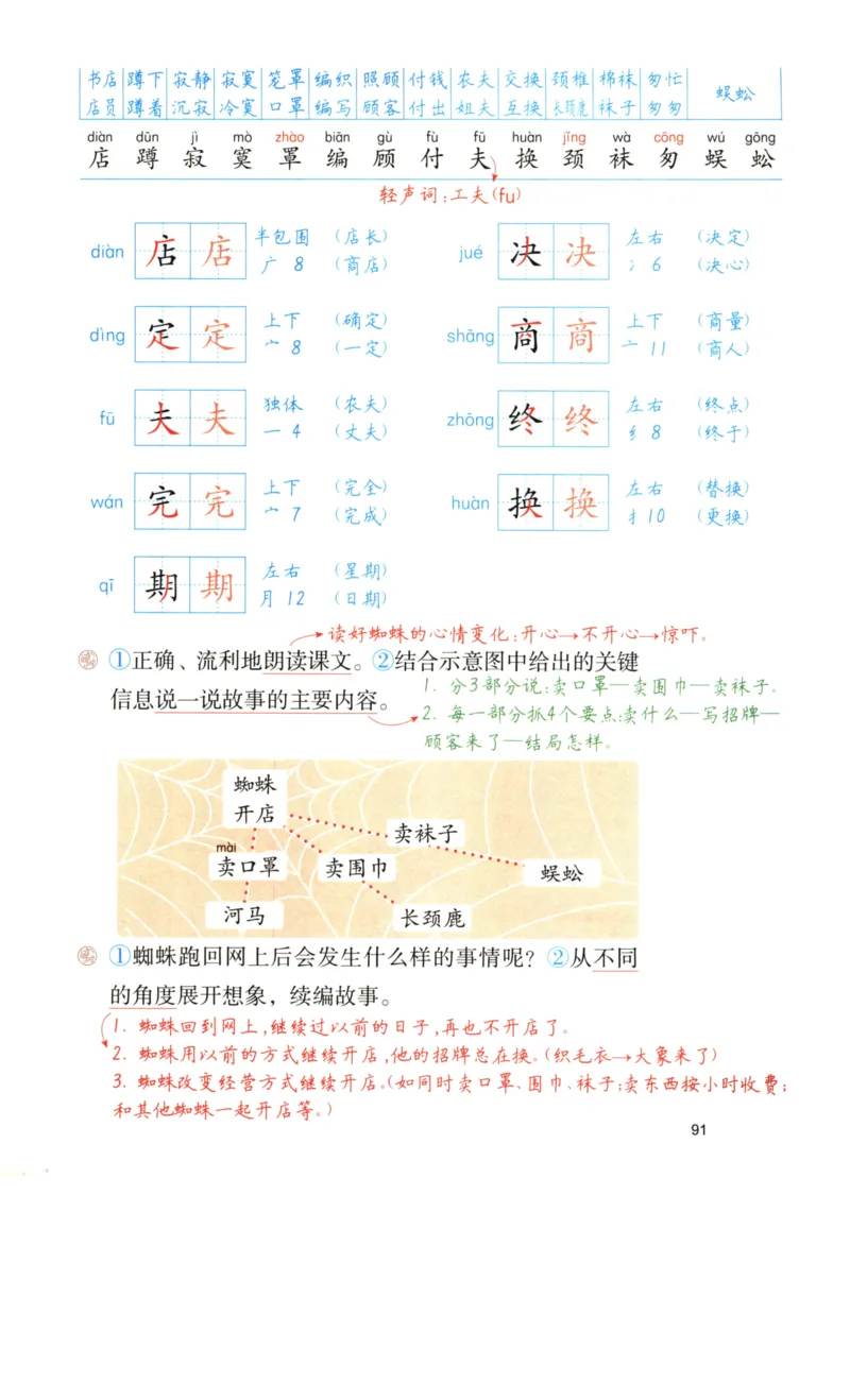 《涂重点》语文2年级下册（RJ）_二年级上下册资料_小学二年级学习资料-25年更新版_2-02、小学二年级语文下册_2-2-2、练习题、作业、试题、试卷_电子册类_教材解读