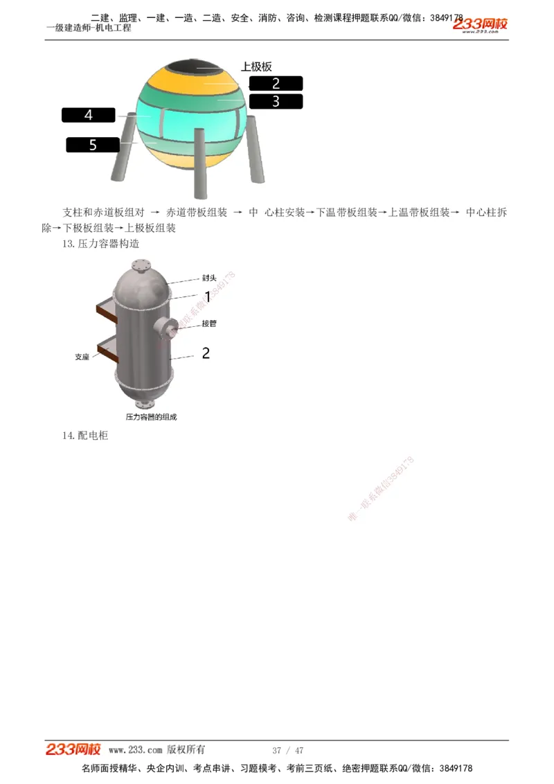 1-7_2026年一级建造师_2026年一建机电_2025年一建机电SVIP_04-冲刺串讲✿考点强化✿小灶集训_95-机电《考前集训班》王子初233