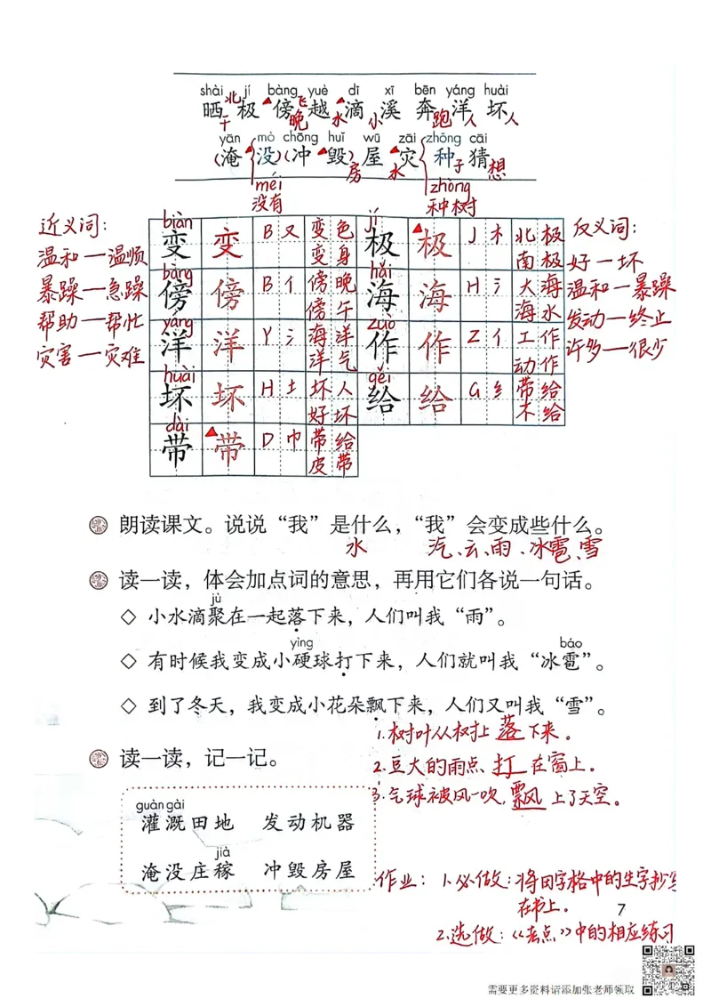 二上语文笔记(1)(3)(1)_二年级上下册资料_二年级上册小红书同款资料_二年级