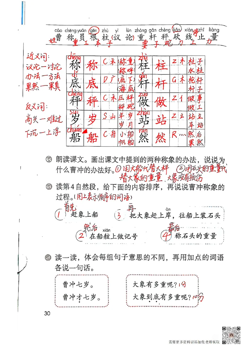 二上语文笔记(1)(3)(1)_二年级上下册资料_二年级上册小红书同款资料_二年级