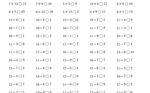 一年级口算练习题（十几减9等，共1800题)_一年级上下册资料_小学一年级学习资料-25年更新版_1-04、小学一年级数学下册_1-4-2、练习题、作业、试题、试卷_通用_通用重点必背+专项练习