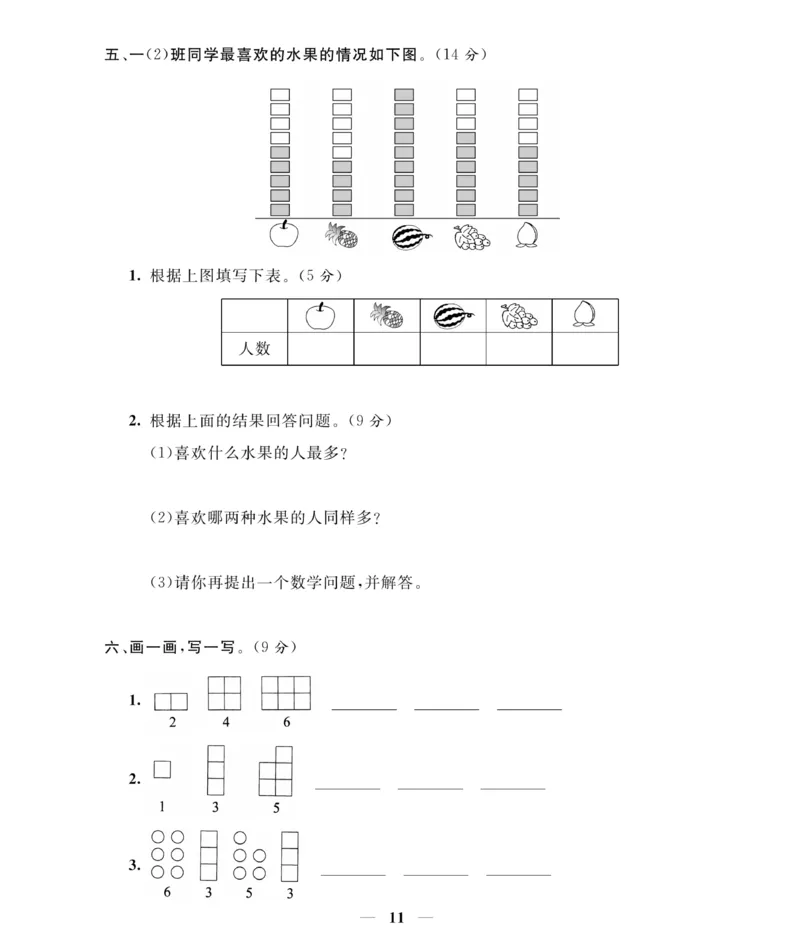 《期末大冲刺》数学1年级下册（RJ）_一年级上下册资料_小学一年级学习资料-25年更新版_1-04、小学一年级数学下册_1-4-2、练习题、作业、试题、试卷_人教版_电子册