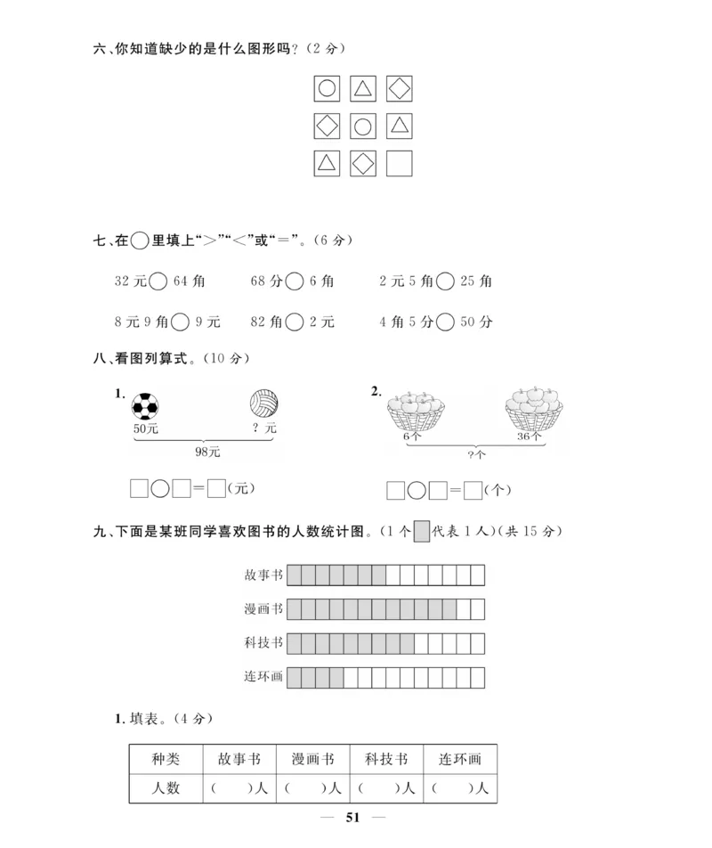 《期末大冲刺》数学1年级下册（RJ）_一年级上下册资料_小学一年级学习资料-25年更新版_1-04、小学一年级数学下册_1-4-2、练习题、作业、试题、试卷_人教版_电子册