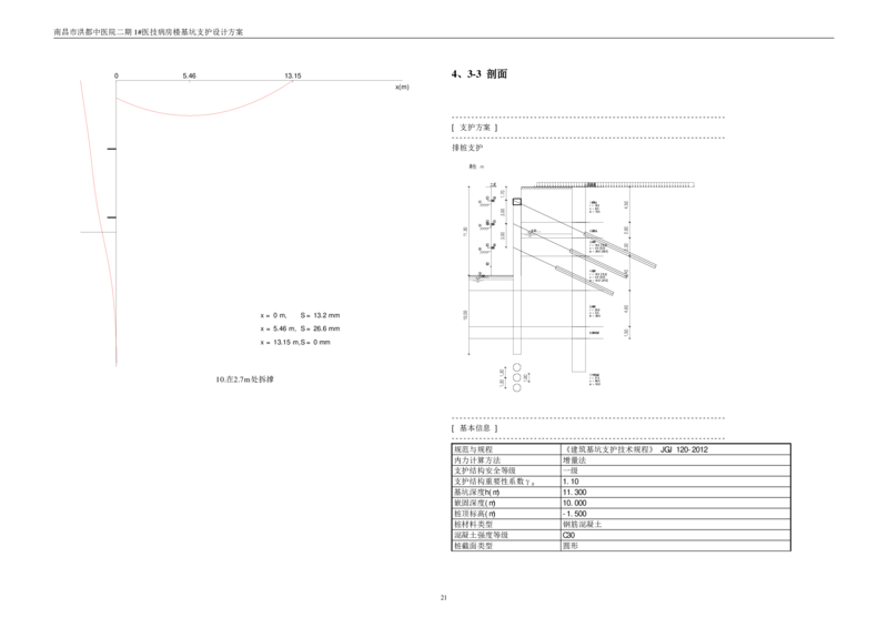 基坑支护设计方案计算书_2020年公司级优秀施组方案_方案05南昌市洪都中医院二期工程项目基坑支护施工方案