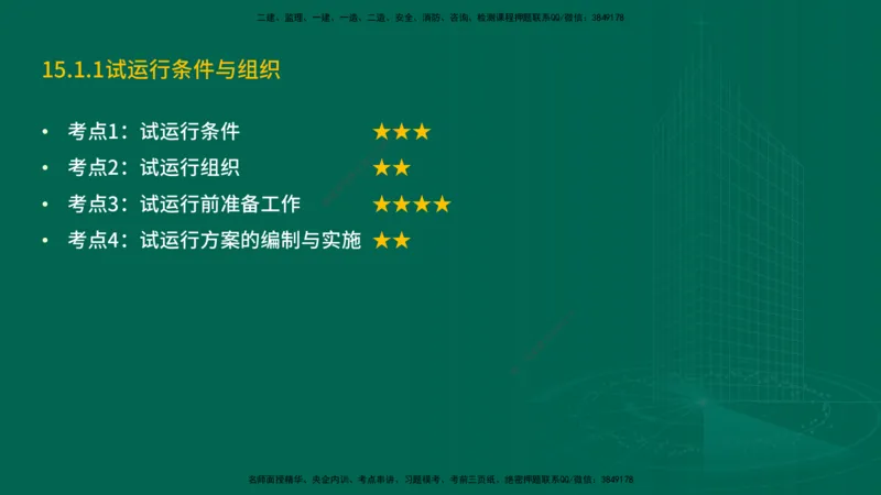 25年一建《机电实务》精讲第15章讲义在线版_2026年一级建造师_2026年一建机电_2025年一建机电SVIP_02-基础精讲✿高端面授✿深度强化_25-机电《教材精讲班》黄老师YL