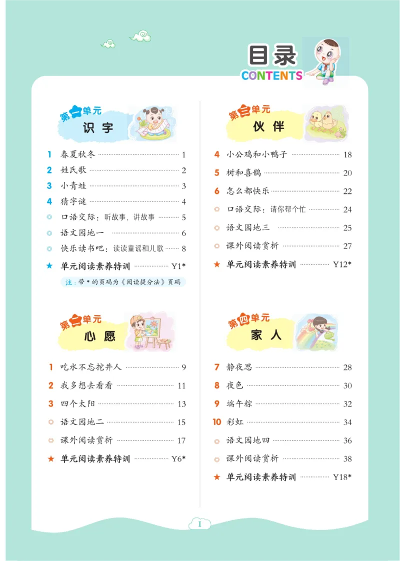 一（下）语文课时《典中点》_一年级上下册资料_小学一年级学习资料-25年更新版_1-02、小学一年级语文下册_3-6-2-2、练习题、作业、专项、试卷_部编（人教）版_课时练