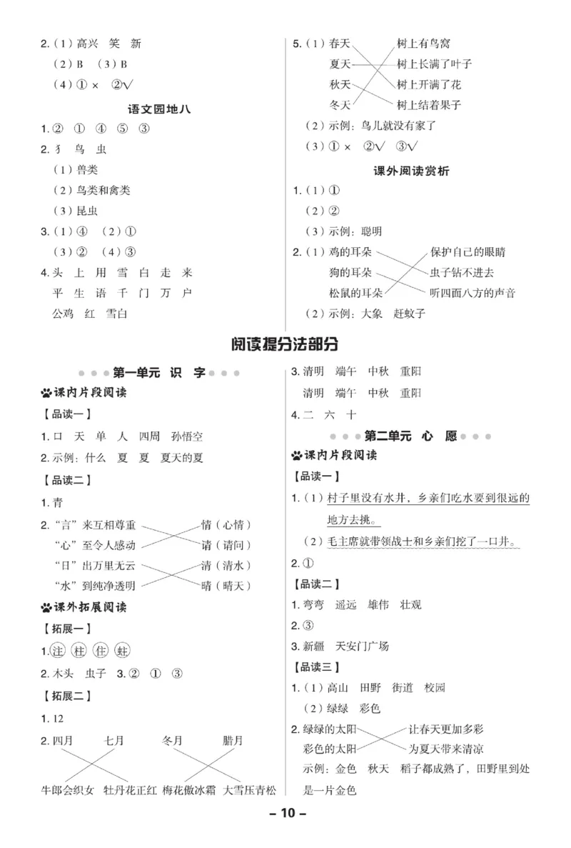 一（下）语文课时《典中点》_一年级上下册资料_小学一年级学习资料-25年更新版_1-02、小学一年级语文下册_3-6-2-2、练习题、作业、专项、试卷_部编（人教）版_课时练