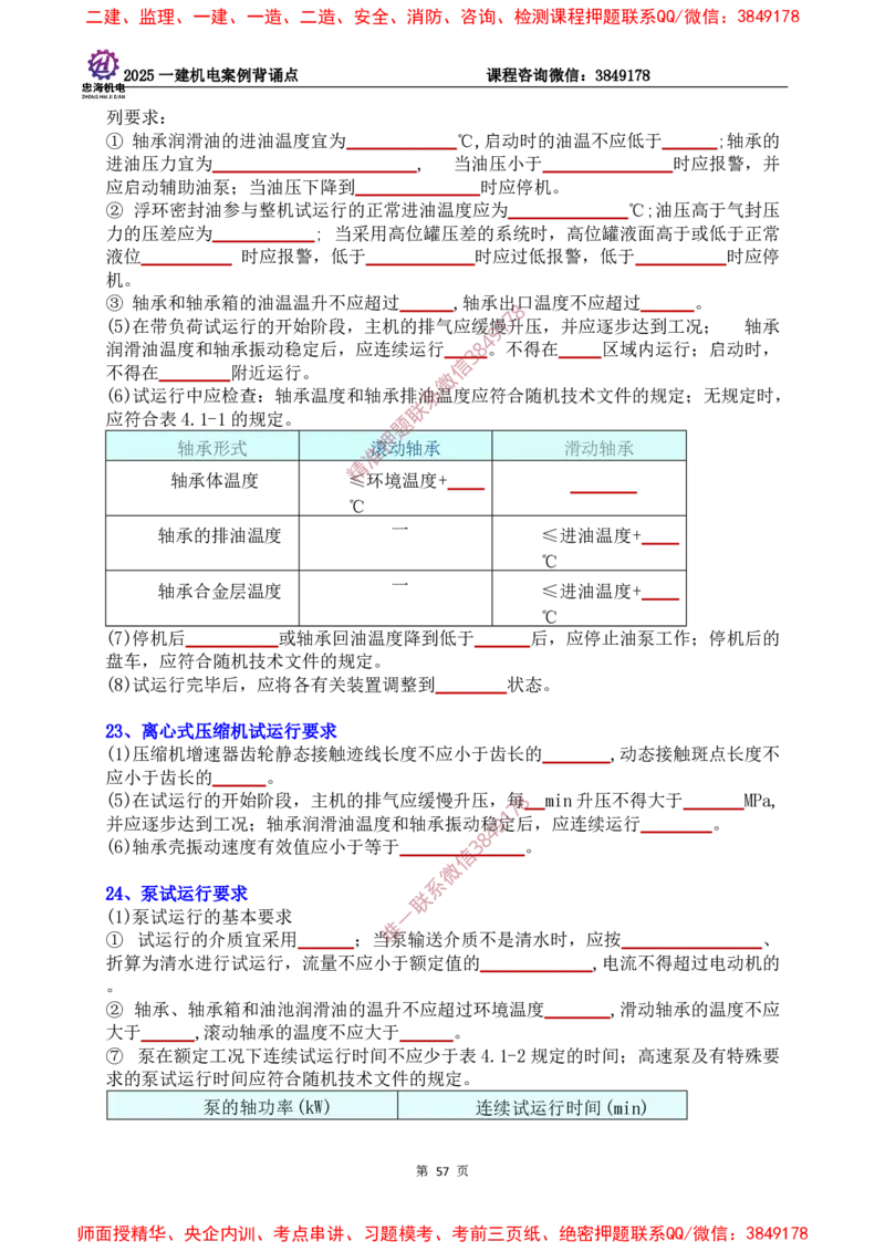 2025一建机电案例背诵点（默写版）下划线_2026年一级建造师_2026年一建机电_2025年一建机电SVIP_01-精华文档✿电子教材✿历年真题_73-机电《案例背诵点-下划线版》刘忠海