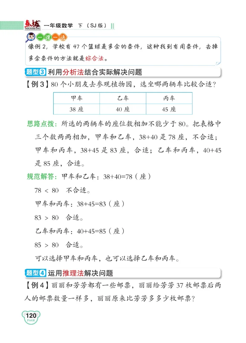 《点拨》23春数学1年级下册（SJ）_一年级上下册资料_小学一年级学习资料-25年更新版_1-04、小学一年级数学下册_1-4-2、练习题、作业、试题、试卷_苏教版_电子册类